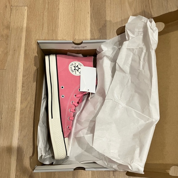 NIB 🗃️ Converse Chuck Taylor All Star Pro Suede Hi PINK Sz 11.5 men's 13.5 wms - Picture 5 of 6